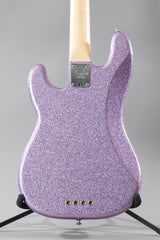2017 Fender Limited Edition Adam Clayton Signature Precision P Bass Purple Sparkle