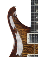 2014 PRS Paul Reed Smith Wood Library Custom 24 Floyd Rose Burnt Almond Artist Grade Quilt Top