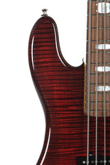 2011 Spector USA Coda Deluxe DLX 5 String Basss Black Cherry -SERIAL #001-