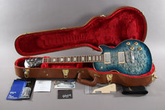2018 Gibson Les Paul Standard Premium Quilt Top Ocean Water Perimeter