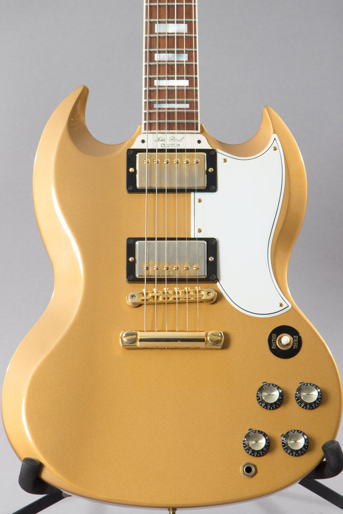 2012 Gibson Custom Shop SG Custom 2 Pickup Antique Gold All Gold
