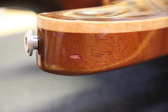 2014 PRS Paul Reed Smith Wood Library Custom 24 Floyd Rose Burnt Almond Artist Grade Quilt Top