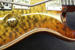 2014 PRS Paul Reed Smith Wood Library Custom 24 Floyd Rose Burnt Almond Artist Grade Quilt Top