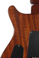 2014 PRS Paul Reed Smith Wood Library Custom 24 Floyd Rose Burnt Almond Artist Grade Quilt Top