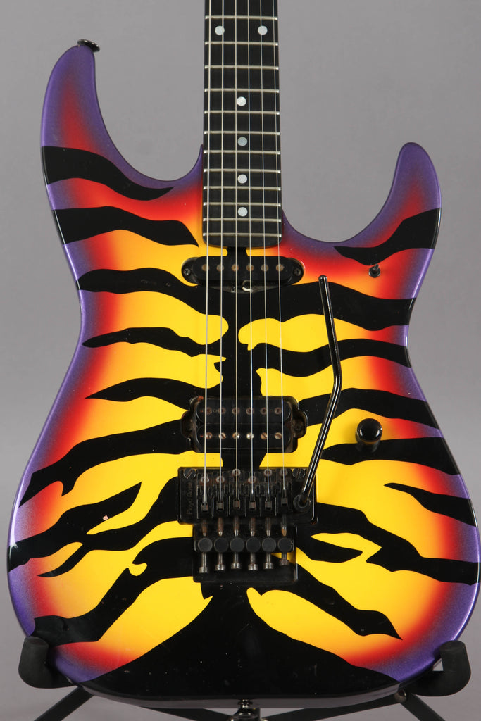 1989 ESP George Lynch Purple Tiger Sunburst Electric Guitar -Ebony Fingerboard-