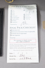 2012 Gibson Custom Shop SG Custom 2 Pickup Antique Gold All Gold