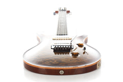 2014 PRS Paul Reed Smith Wood Library Custom 24 Floyd Rose Burnt Almond Artist Grade Quilt Top