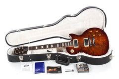 2013 Gibson Les Paul Standard Premium Koa Electric Guitar Honeyburst