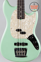 2018 Fender American Performer Mustang Bass Satin Surf Green