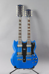 2018 Gibson Custom Shop EDS-1275 Sg Double Neck M2M Satin Blue Mist