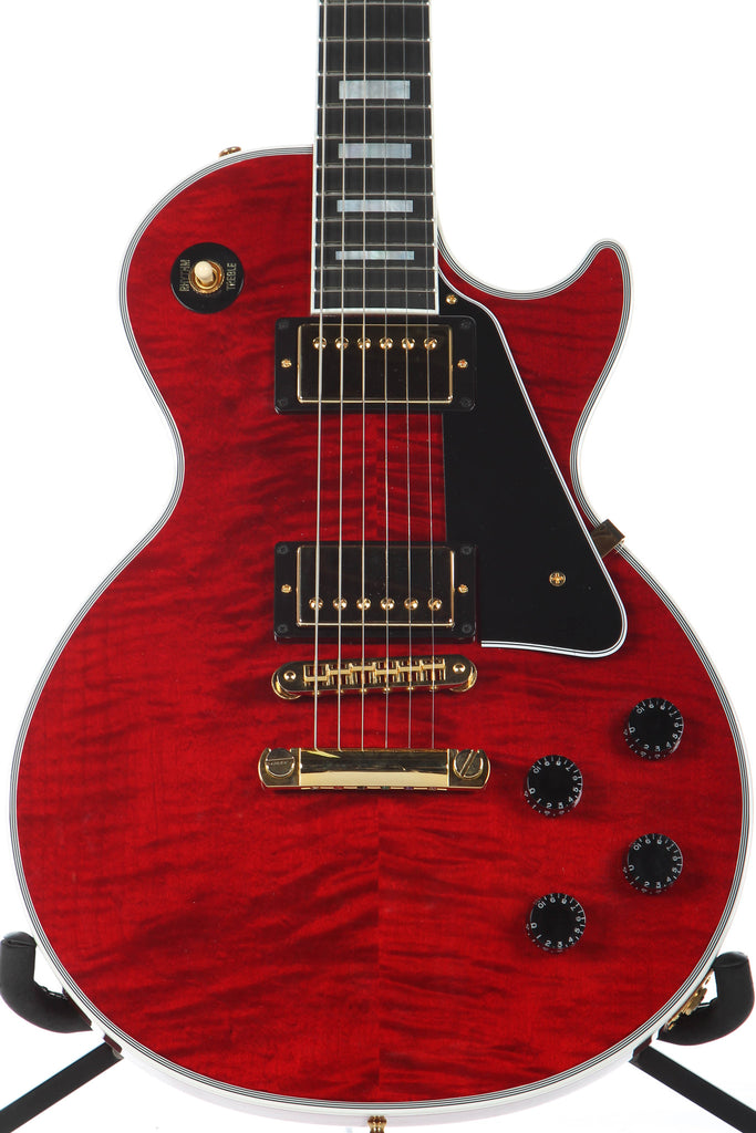 2014 Gibson Custom Shop Les Paul Custom Wine Red Flame Top -SUPER CLEAN-