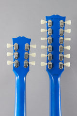 2018 Gibson Custom Shop EDS-1275 Sg Double Neck M2M Satin Blue Mist