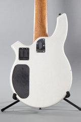 2012 Ernie Ball Music Man Bongo HH 6-String White Sparkle w/Roasted Birdseye Maple Neck