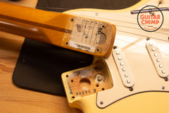 2002 Fender American Floyd Rose Classic HSS Stratocaster White