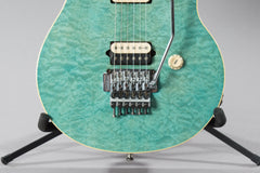 1997 Music Man Axis Translucent Blue Quilt