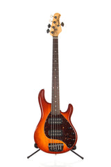 2007 Ernie Ball Music Man Stingray 5 HH 5 String Bass Honey Sunburst