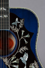 2017 Gibson Custom Shop Limited Edition Hummingbird Viper Blue Quilted Back & Sides