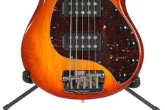 2007 Ernie Ball Music Man Stingray 5 HH 5 String Bass Honey Sunburst