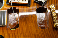 2014 Gibson Custom Shop Les Paul Custom Figured Reverse Amber Burst