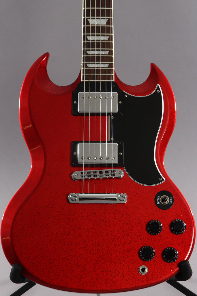 2018 Gibson Custom Shop Les Paul Sg Standard Red Sparkle ~Video Of Guitar~