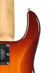 2007 Ernie Ball Music Man Stingray 5 HH 5 String Bass Honey Sunburst