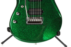 2013 Left Handed Ernie Ball Music Man JP7 John Petrucci 7 String Green Sparkle