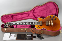 2014 Gibson Custom Shop Les Paul Custom Figured Reverse Amber Burst