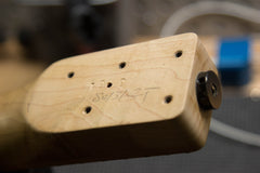 1997 Music Man Axis Translucent Blue Quilt