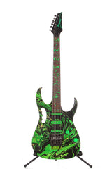 1991 Ibanez JEM 77GMC Green Multi Color Steve Vai Electric Guitar