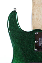 2013 Left Handed Ernie Ball Music Man JP7 John Petrucci 7 String Green Sparkle