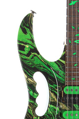 1991 Ibanez JEM 77GMC Green Multi Color Steve Vai Electric Guitar