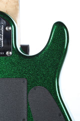2013 Left Handed Ernie Ball Music Man JP7 John Petrucci 7 String Green Sparkle