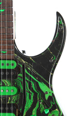 1991 Ibanez JEM 77GMC Green Multi Color Steve Vai Electric Guitar