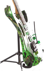 1991 Ibanez JEM 77GMC Green Multi Color Steve Vai Electric Guitar