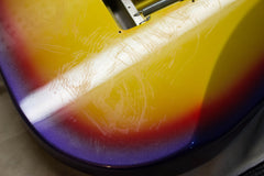 1989 ESP George Lynch Purple Tiger Sunburst Electric Guitar -Ebony Fingerboard-