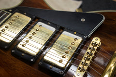 1977 Gibson Les Paul Custom Artisan 3 Pickup Walnut Top Electric Guitar