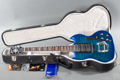 2013 Gibson Sg Deluxe Cobalt Blue Fade