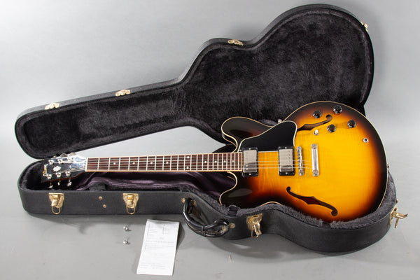 ギター Gibson ES335 Vintage sunburst Gibson ES-335 Satin Vintage Burst – United States