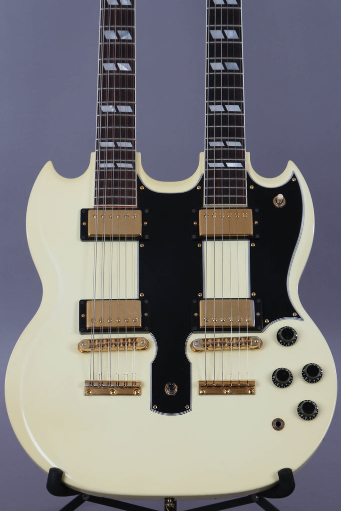 1997 Gibson EDS-1275 Sg Double Neck Electric Guitar Alpine White