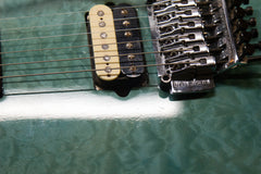 1997 Music Man Axis Translucent Blue Quilt