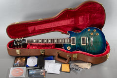 2020 Gibson Les Paul Standard Goryo Yuto Trans Blue Burst Quilt Top