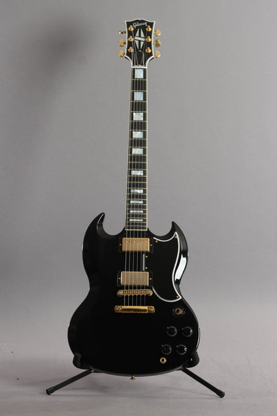 2017 Gibson Custom Shop Sg Custom Ebony Black