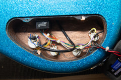 2002 Modulus FB4 Funk Unlimited Flea Bass Blue Sparkle