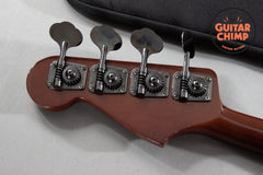 2014 Fender Japan Jazz Bass ‘62 Reissue JB62-WAL – Walnut Finish | Black Chrome Hardware | 100% Original | Gig Bag