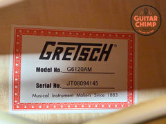 2008 Gretsch G6120AM Chet Atkins – Tiger Maple Amber Stain | MIJ | Near Mint | OHSC