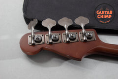 2010 Fender Japan Jazz Bass ‘62 Reissue JB62-WAL – Walnut Finish | Black Chrome Hardware | 100% Original | Gig Bag