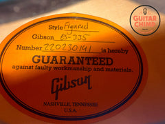 2023 Gibson ES-335 Figured Blueberry Burst – AAA Top, OHSC, Excellent