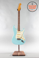1999 Fender Japan ST62-70TX ’62 Reissue Stratocaster Sonic Blue Texas Special Pickups