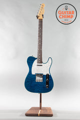 2012 Fender Japan TL62B ’62 Reissue Telecaster Custom Trans Blue Quilt