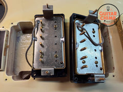 2000 Gibson Les Paul Custom Alpine White – Aged Patina, Ebony Board, Original Case